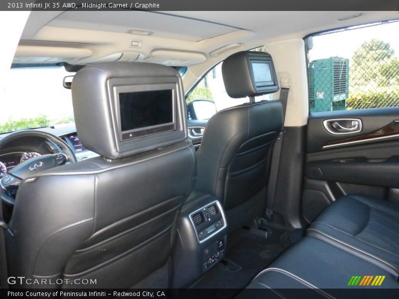 Midnight Garnet / Graphite 2013 Infiniti JX 35 AWD