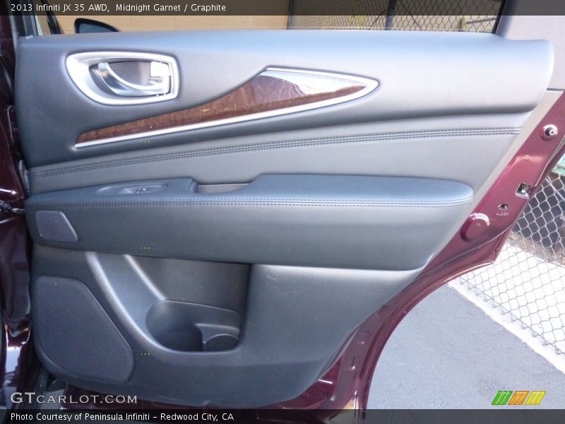 Midnight Garnet / Graphite 2013 Infiniti JX 35 AWD