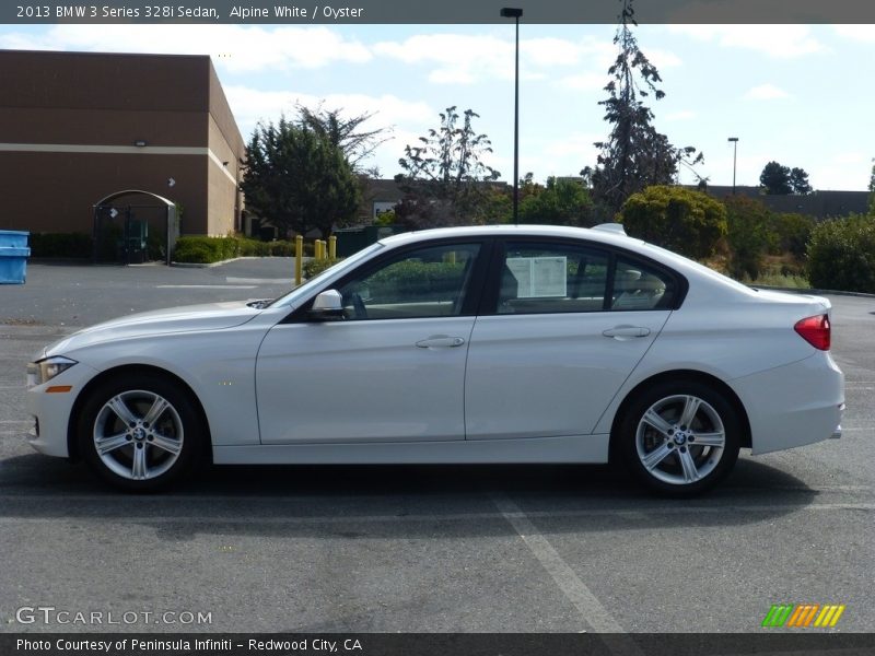 Alpine White / Oyster 2013 BMW 3 Series 328i Sedan