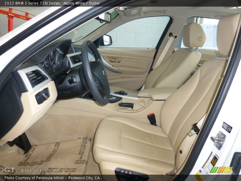 Alpine White / Oyster 2013 BMW 3 Series 328i Sedan