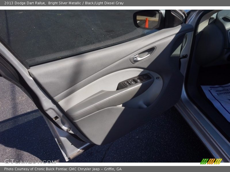 Bright Silver Metallic / Black/Light Diesel Gray 2013 Dodge Dart Rallye