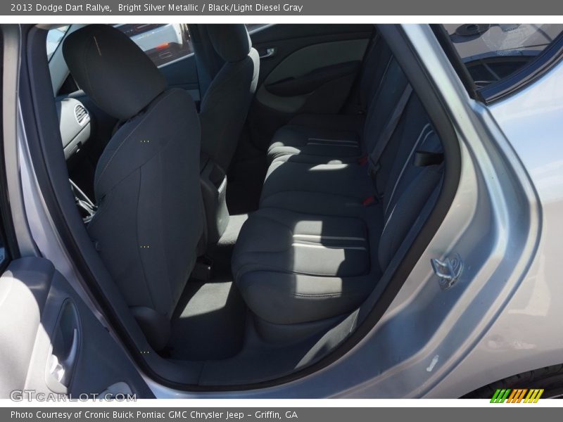 Bright Silver Metallic / Black/Light Diesel Gray 2013 Dodge Dart Rallye