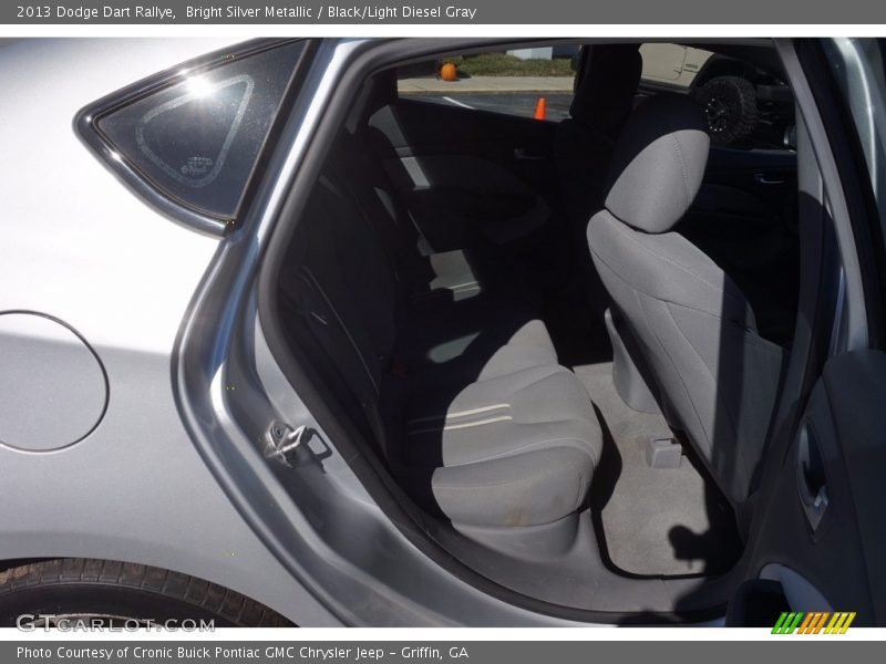 Bright Silver Metallic / Black/Light Diesel Gray 2013 Dodge Dart Rallye