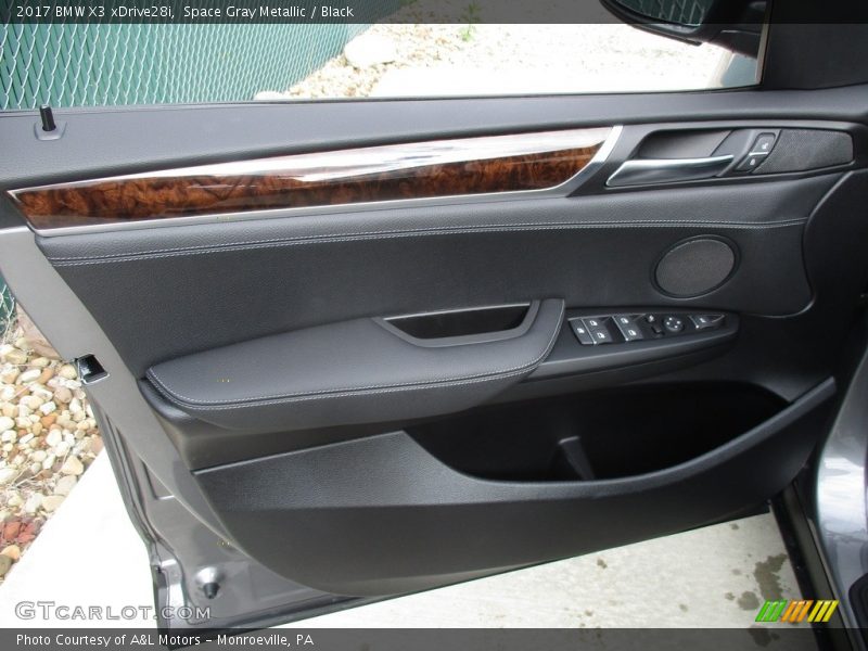 Space Gray Metallic / Black 2017 BMW X3 xDrive28i