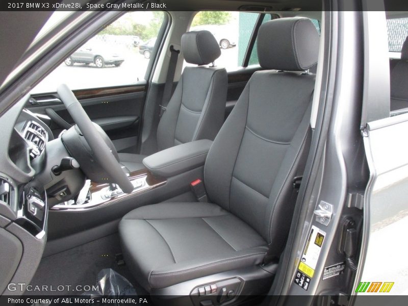 Space Gray Metallic / Black 2017 BMW X3 xDrive28i
