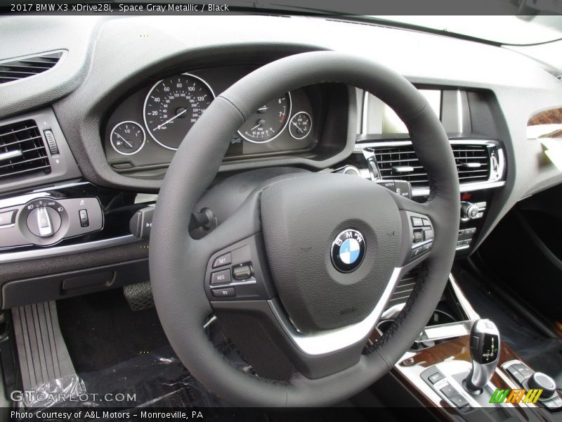 Space Gray Metallic / Black 2017 BMW X3 xDrive28i