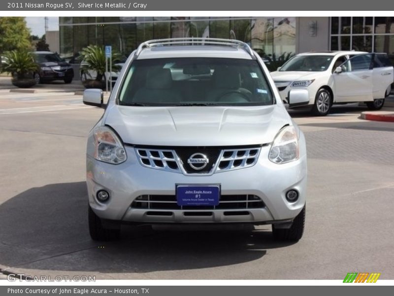 Silver Ice Metallic / Gray 2011 Nissan Rogue SV