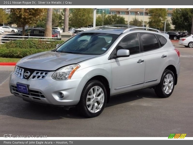 Silver Ice Metallic / Gray 2011 Nissan Rogue SV