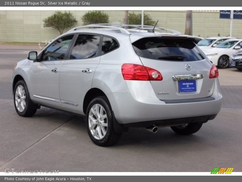 Silver Ice Metallic / Gray 2011 Nissan Rogue SV