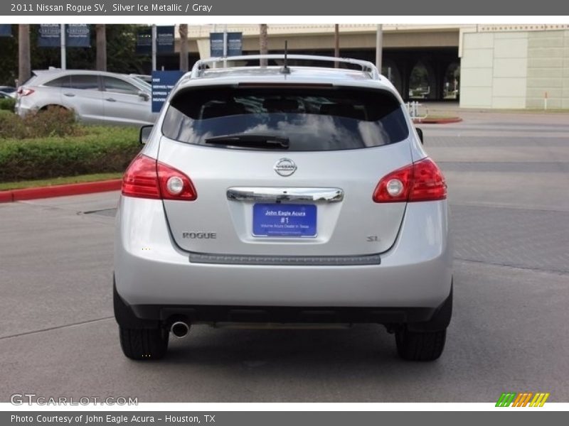 Silver Ice Metallic / Gray 2011 Nissan Rogue SV