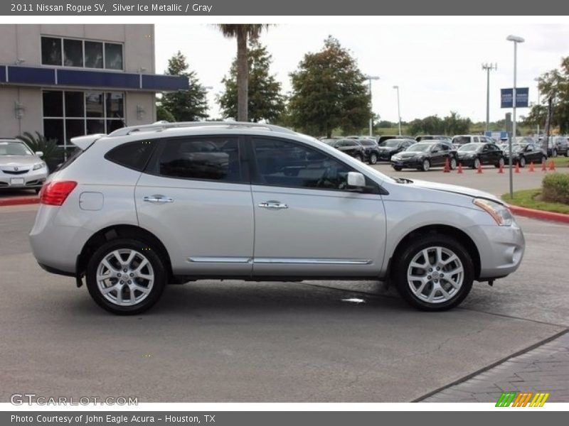 Silver Ice Metallic / Gray 2011 Nissan Rogue SV