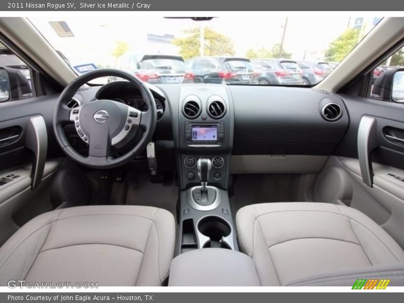 Silver Ice Metallic / Gray 2011 Nissan Rogue SV