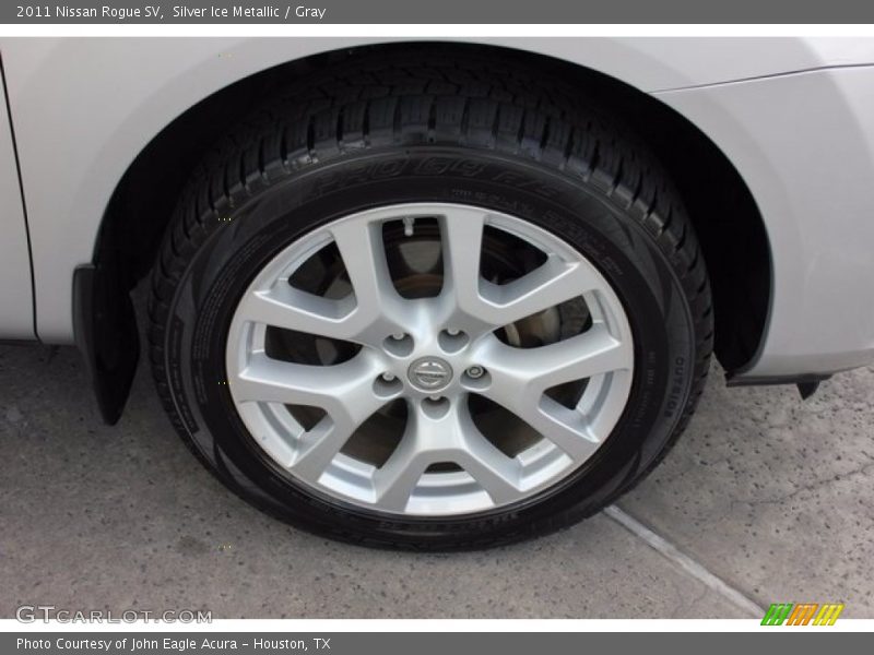Silver Ice Metallic / Gray 2011 Nissan Rogue SV