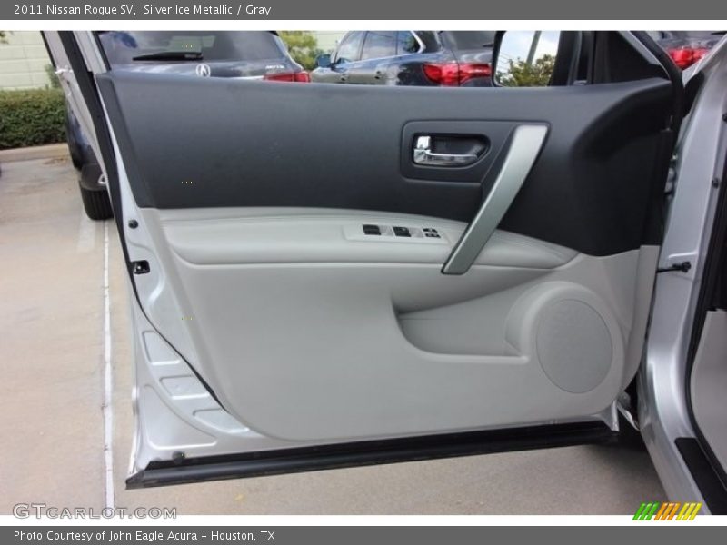 Silver Ice Metallic / Gray 2011 Nissan Rogue SV