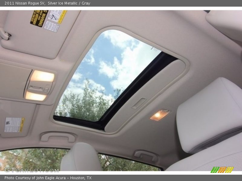 Silver Ice Metallic / Gray 2011 Nissan Rogue SV