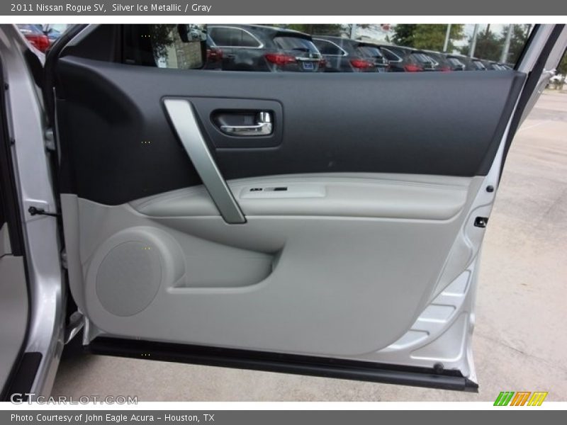 Silver Ice Metallic / Gray 2011 Nissan Rogue SV