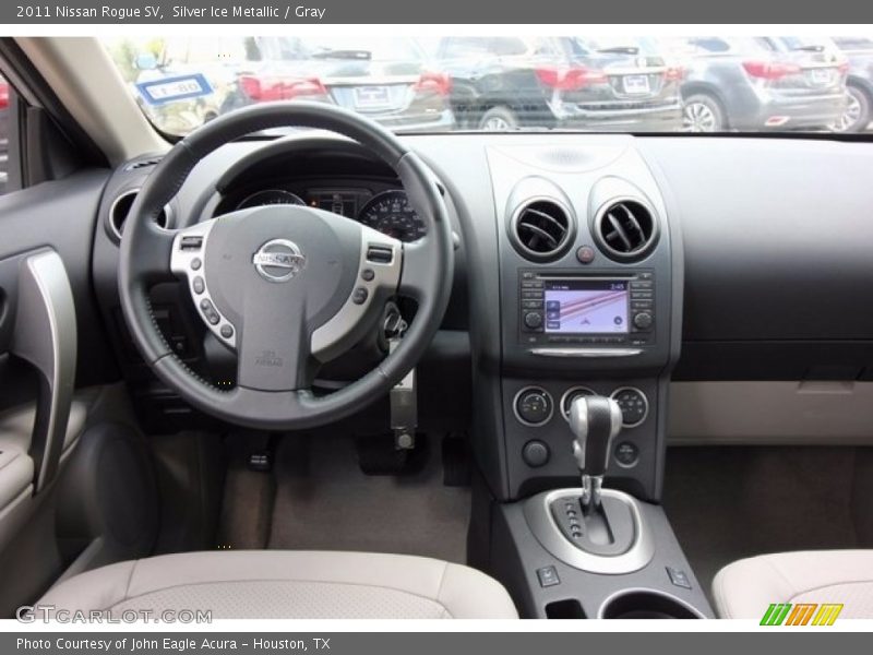Silver Ice Metallic / Gray 2011 Nissan Rogue SV