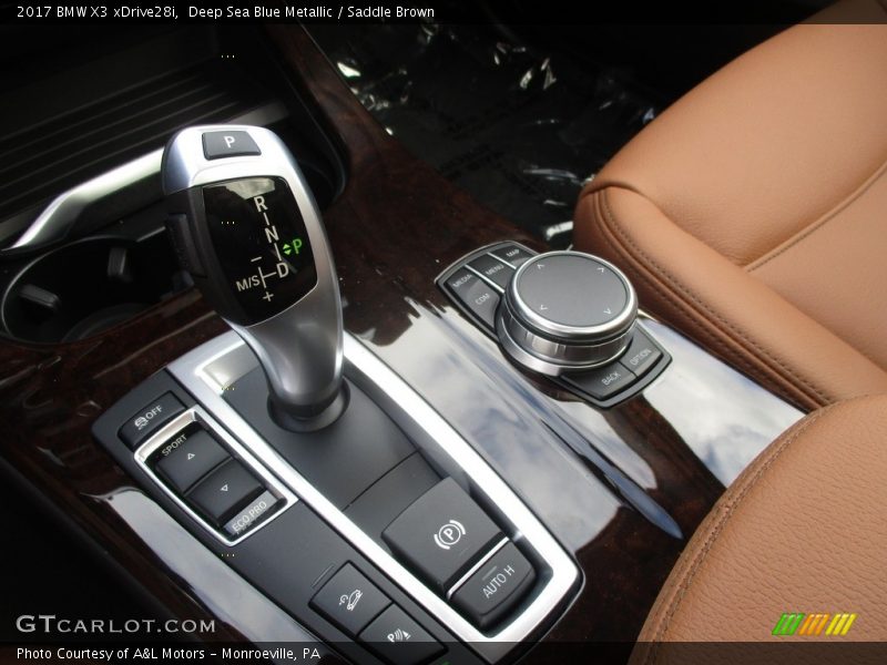 Deep Sea Blue Metallic / Saddle Brown 2017 BMW X3 xDrive28i