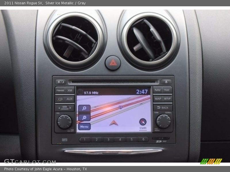 Silver Ice Metallic / Gray 2011 Nissan Rogue SV