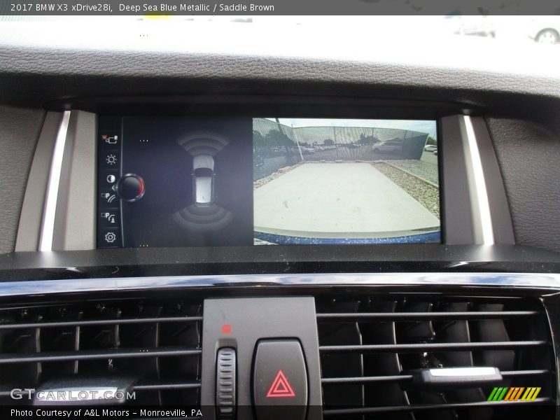 Deep Sea Blue Metallic / Saddle Brown 2017 BMW X3 xDrive28i