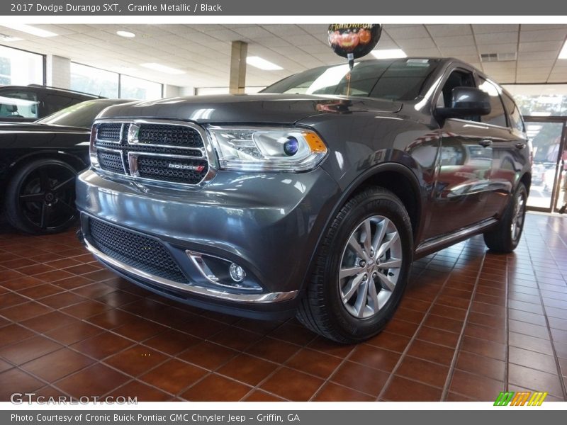 Granite Metallic / Black 2017 Dodge Durango SXT