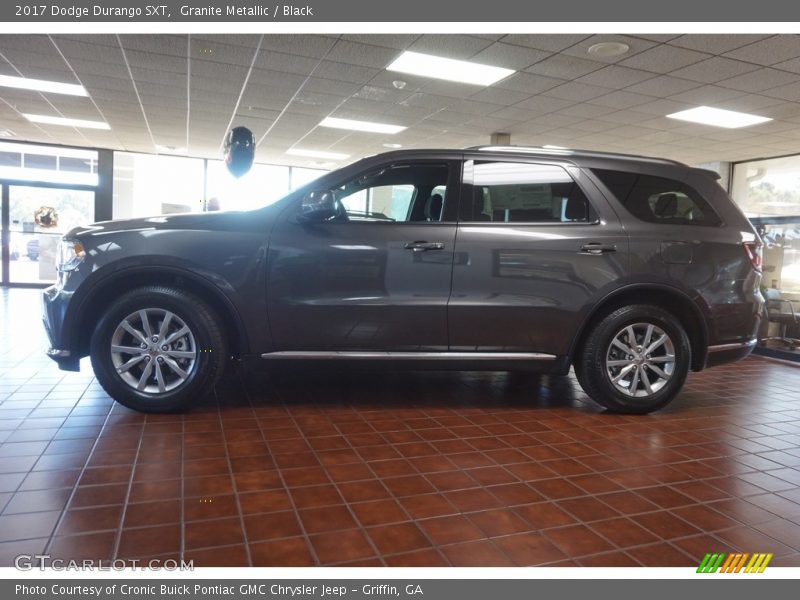Granite Metallic / Black 2017 Dodge Durango SXT