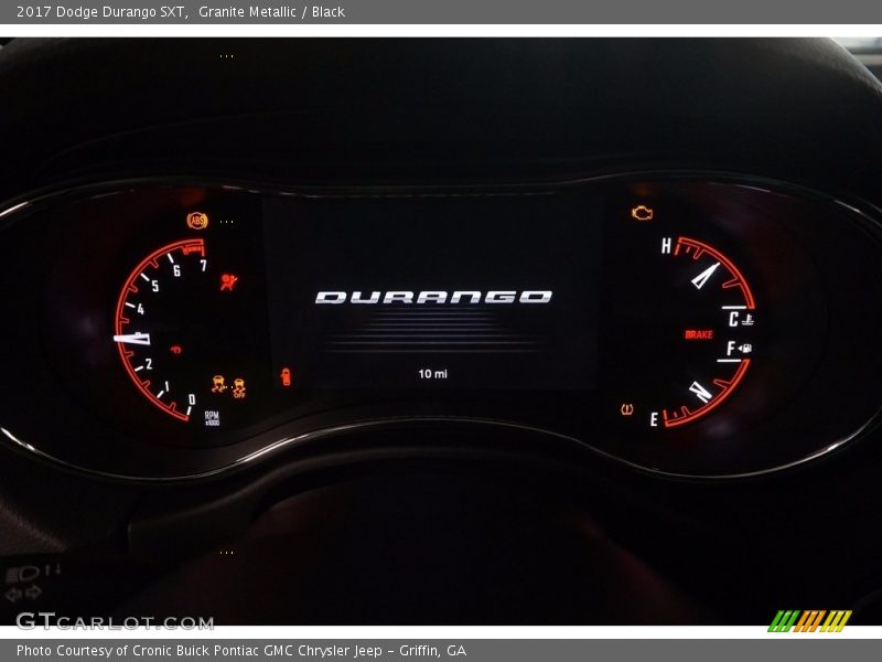 Granite Metallic / Black 2017 Dodge Durango SXT