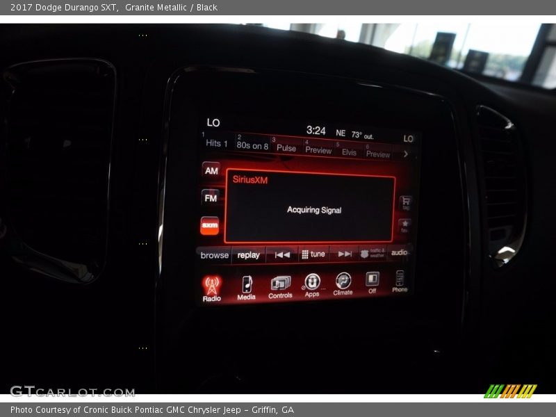 Granite Metallic / Black 2017 Dodge Durango SXT