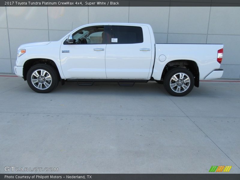 Super White / Black 2017 Toyota Tundra Platinum CrewMax 4x4