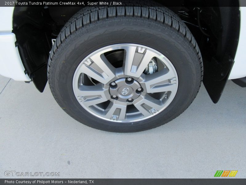 Super White / Black 2017 Toyota Tundra Platinum CrewMax 4x4