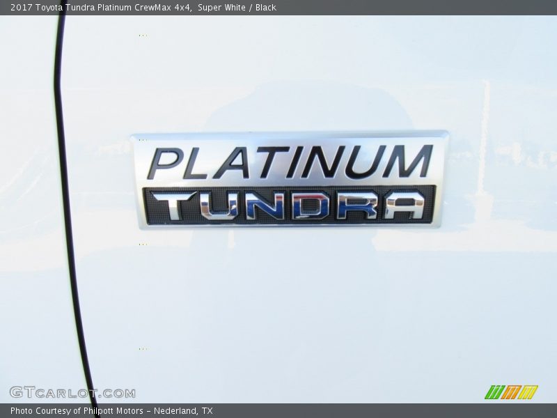  2017 Tundra Platinum CrewMax 4x4 Logo