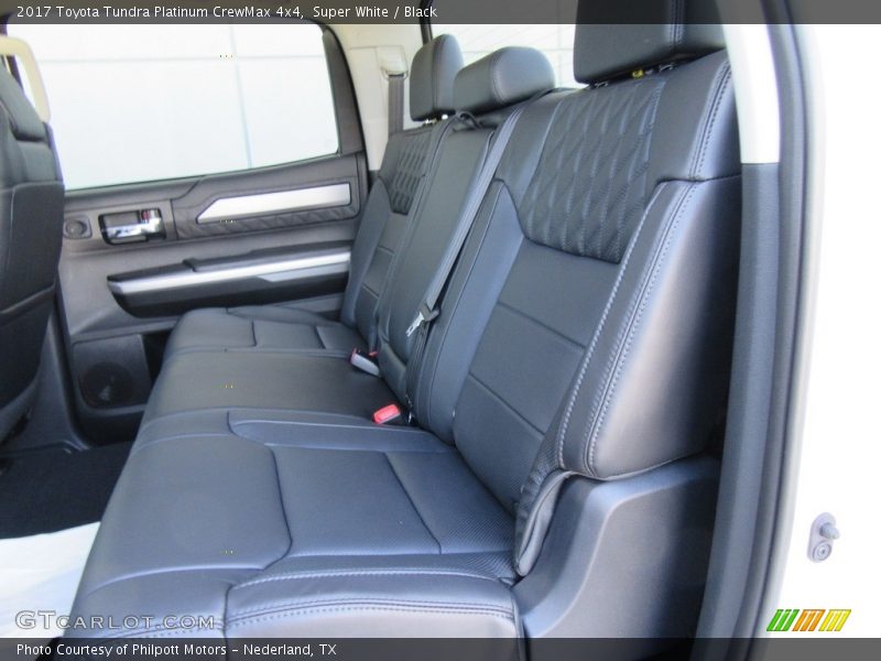 Rear Seat of 2017 Tundra Platinum CrewMax 4x4