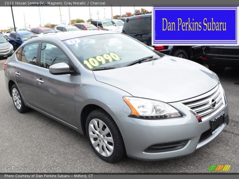 Magnetic Gray Metallic / Charcoal 2013 Nissan Sentra SV