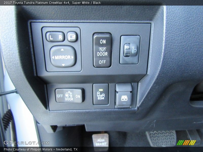 Controls of 2017 Tundra Platinum CrewMax 4x4