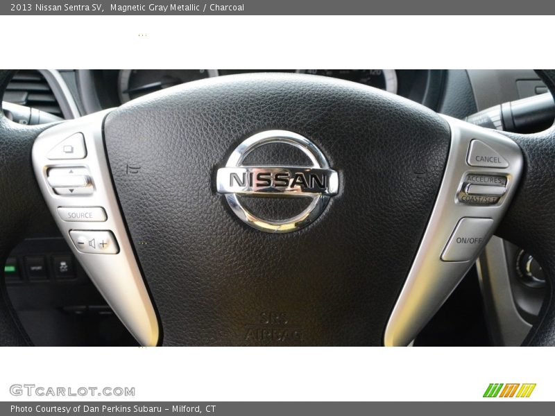 Magnetic Gray Metallic / Charcoal 2013 Nissan Sentra SV