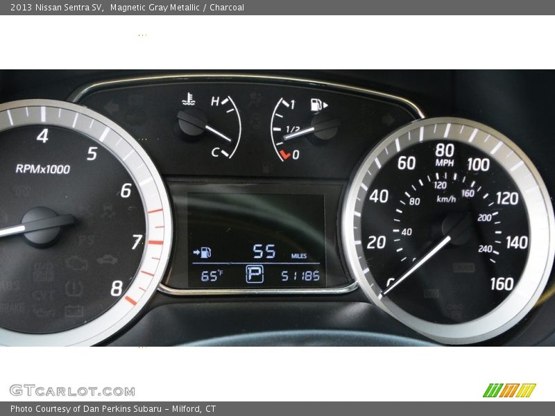 Magnetic Gray Metallic / Charcoal 2013 Nissan Sentra SV