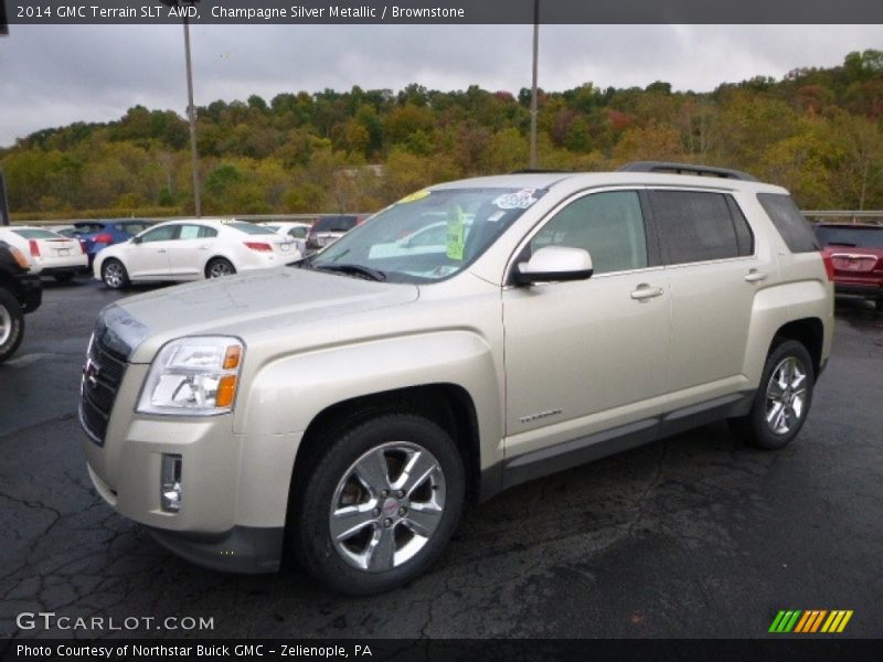 Front 3/4 View of 2014 Terrain SLT AWD