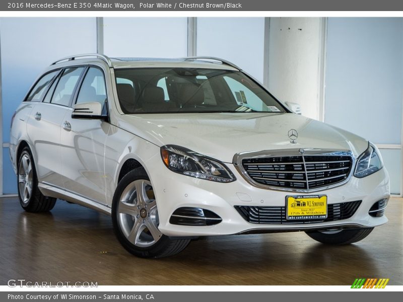 Polar White / Chestnut Brown/Black 2016 Mercedes-Benz E 350 4Matic Wagon