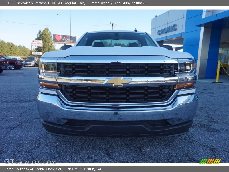 Summit White / Dark Ash/Jet Black 2017 Chevrolet Silverado 1500 WT Regular Cab