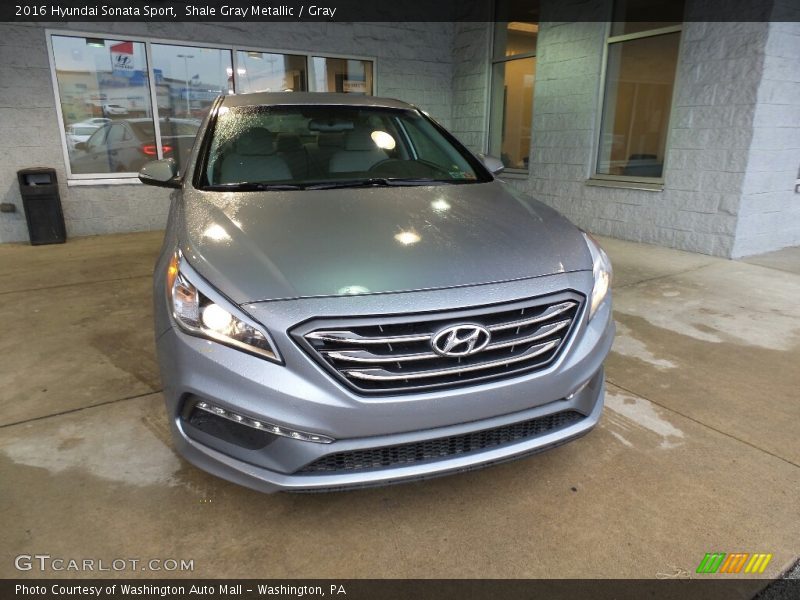 Shale Gray Metallic / Gray 2016 Hyundai Sonata Sport