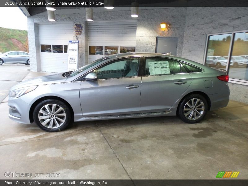 Shale Gray Metallic / Gray 2016 Hyundai Sonata Sport