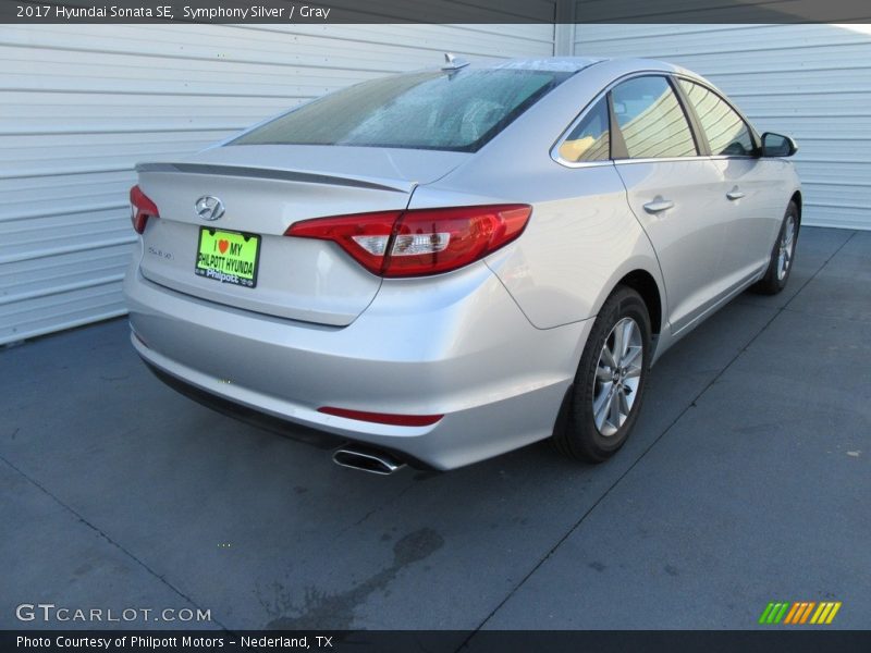 Symphony Silver / Gray 2017 Hyundai Sonata SE