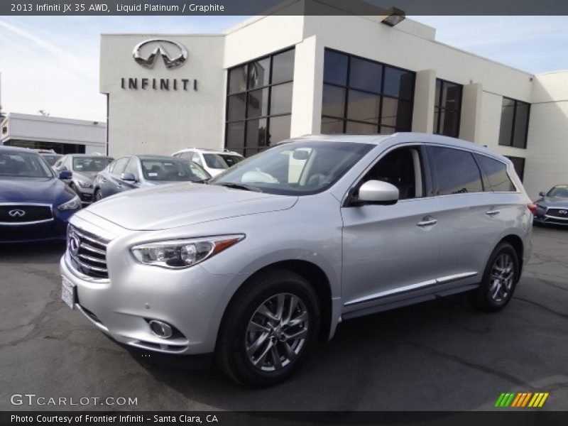 Liquid Platinum / Graphite 2013 Infiniti JX 35 AWD