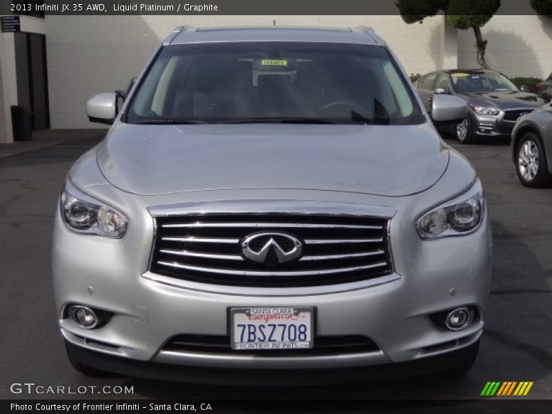 Liquid Platinum / Graphite 2013 Infiniti JX 35 AWD