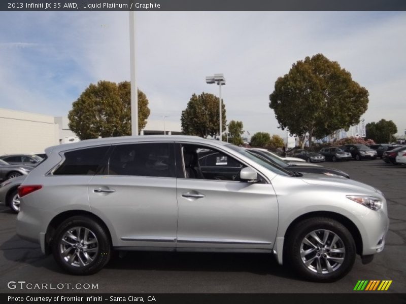 Liquid Platinum / Graphite 2013 Infiniti JX 35 AWD