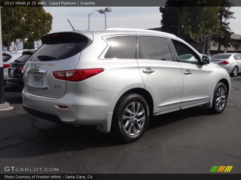 Liquid Platinum / Graphite 2013 Infiniti JX 35 AWD