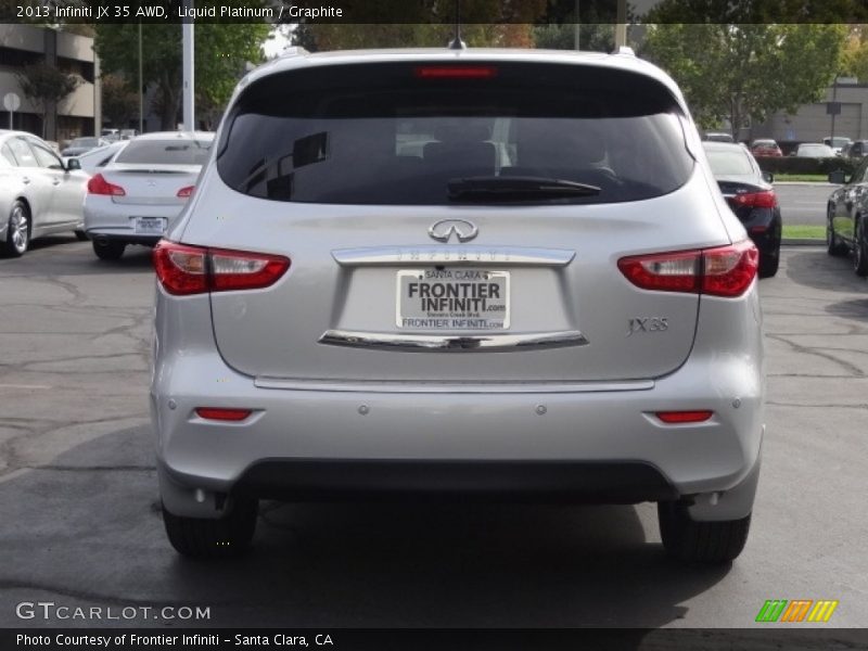 Liquid Platinum / Graphite 2013 Infiniti JX 35 AWD