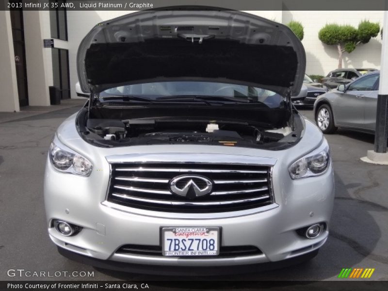 Liquid Platinum / Graphite 2013 Infiniti JX 35 AWD