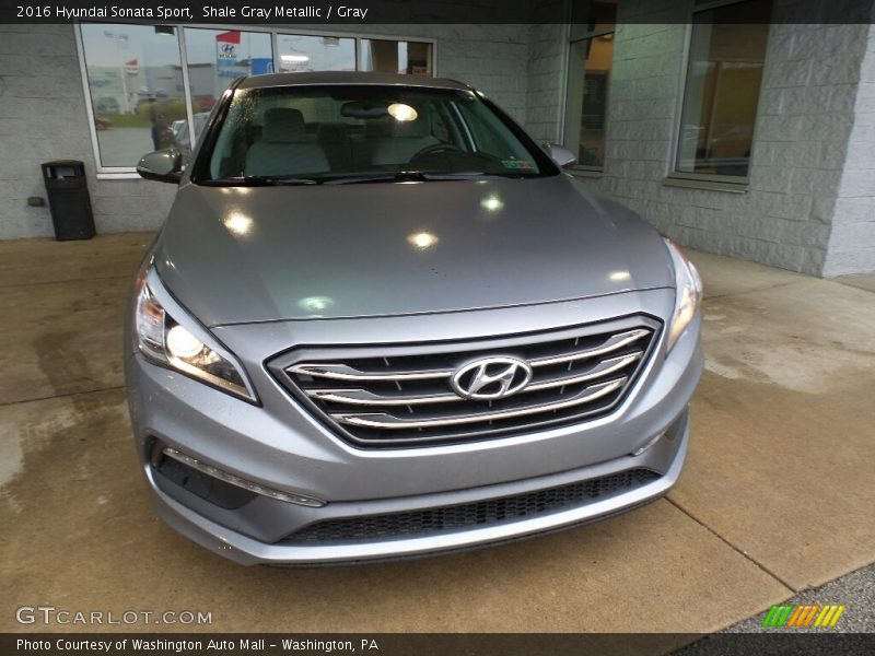 Shale Gray Metallic / Gray 2016 Hyundai Sonata Sport
