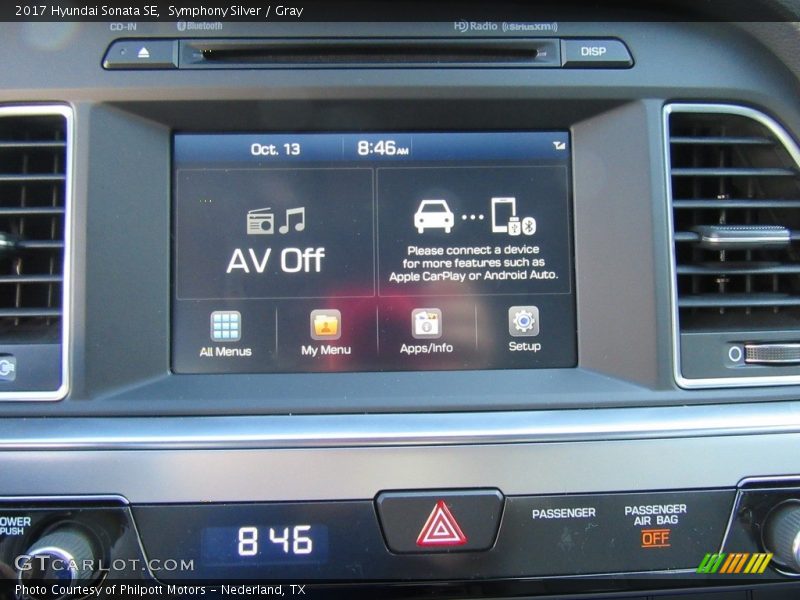 Symphony Silver / Gray 2017 Hyundai Sonata SE